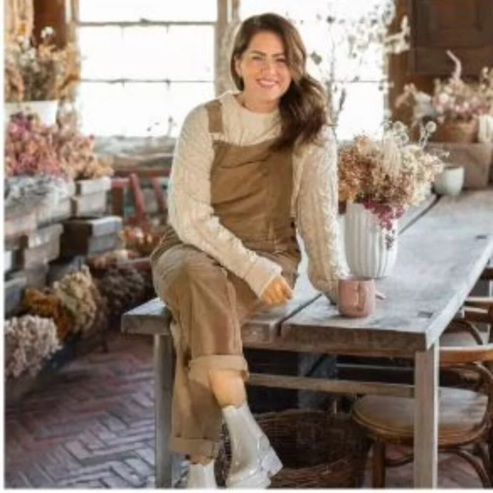 Jillian Harris Joe Fresh Rustic Corduroy Overalls Women's Size Small BNWT 2024 - Picture 1 of 7